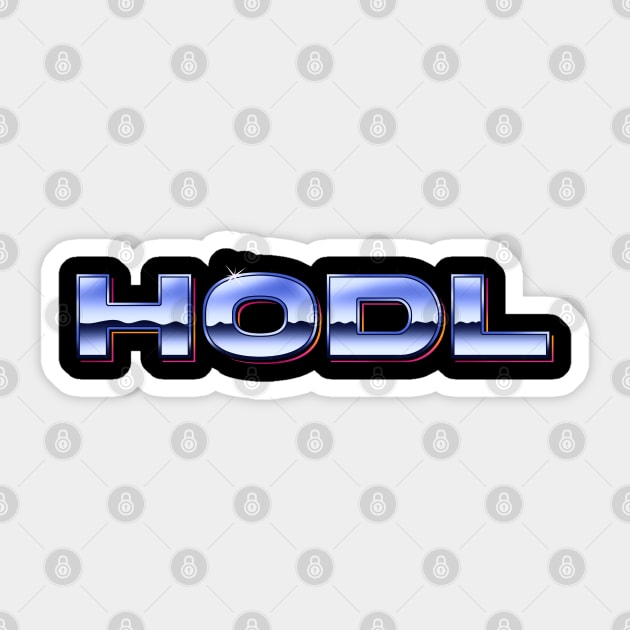 Hodl - Cryptocurrency Sticker by Sachpica